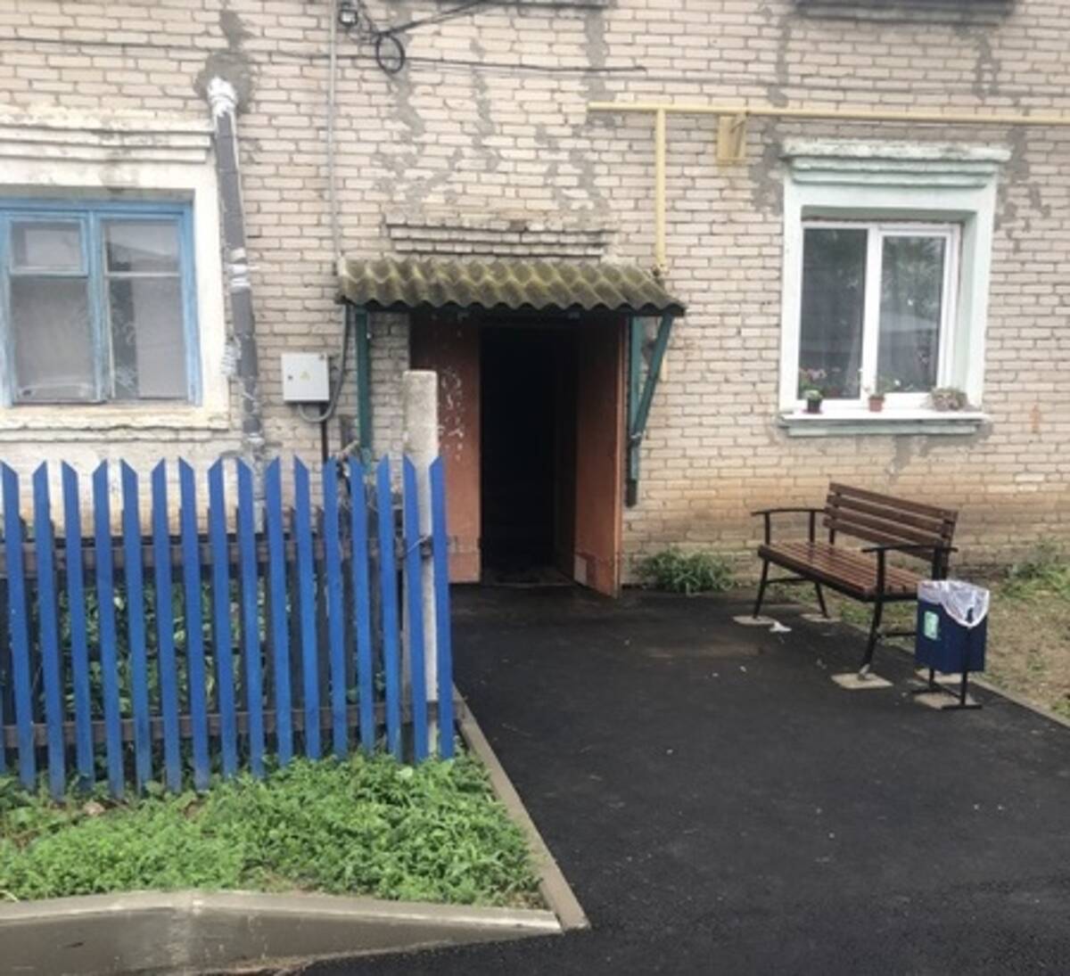 В брянском  Локте благоустроили дворы