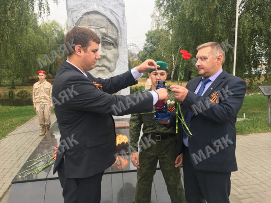 Эстафету Вечного огня принял Новозыбков