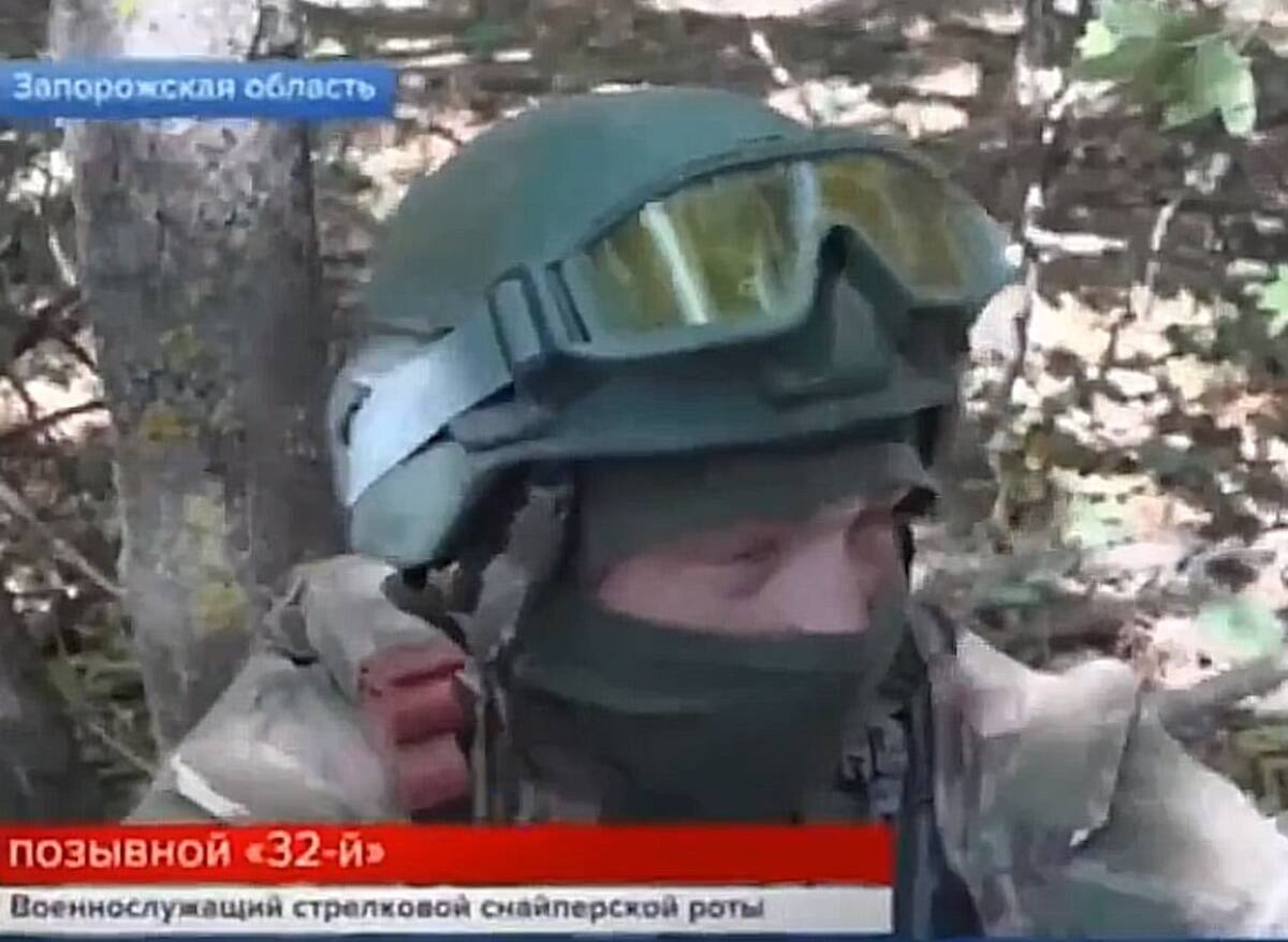 Интервью Первому каналу о службе в зоне СВО дал брянский боец с позывным «32-й»