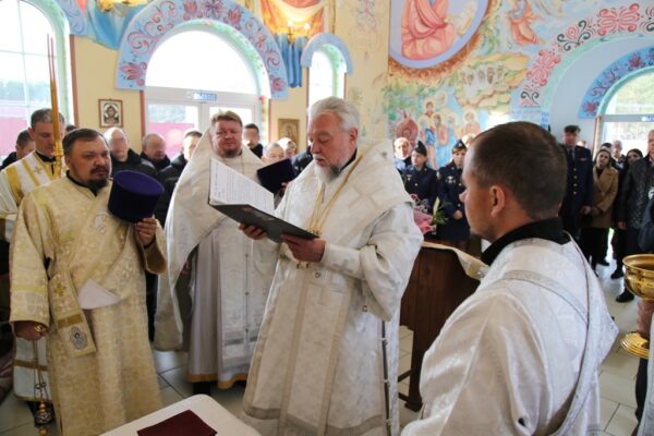 В КП-3 УФСИН России по Брянской области освятили храм-часовню