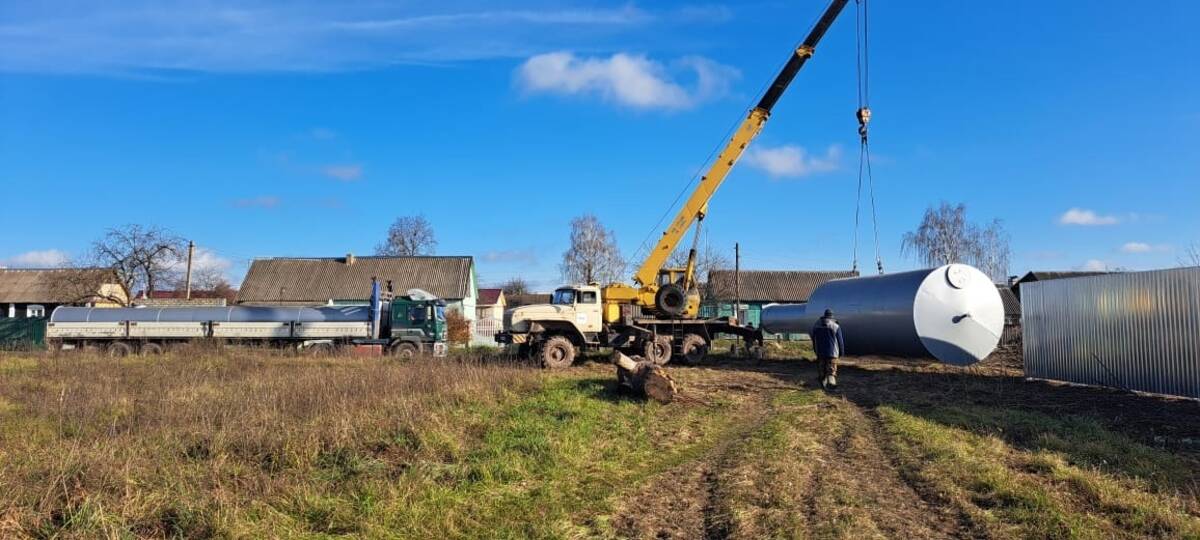 Систему водоснабжения реконструируют в Комаричах