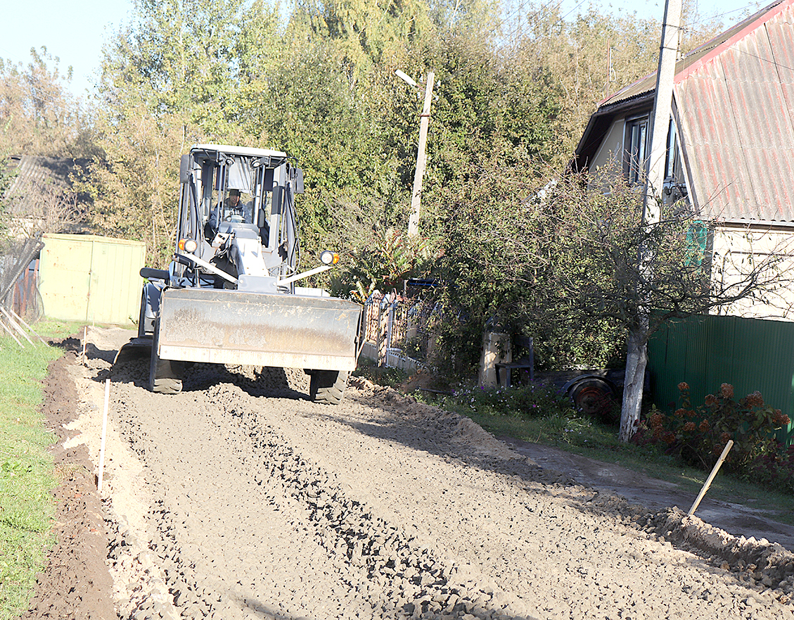 В Погаре отремонтировали улицу Луговую