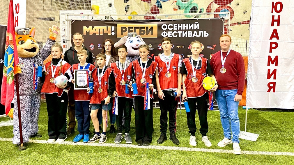 В спортивном фестивале в Москве участвовали брянские юнармейцы