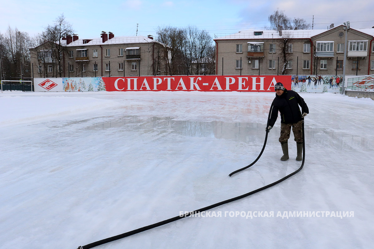 В Брянске готовят 97 зимних спортивных объектов