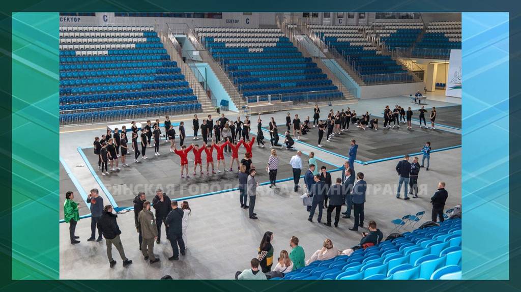 В Брянске готовятся к церемонии открытия чемпионата России по самбо