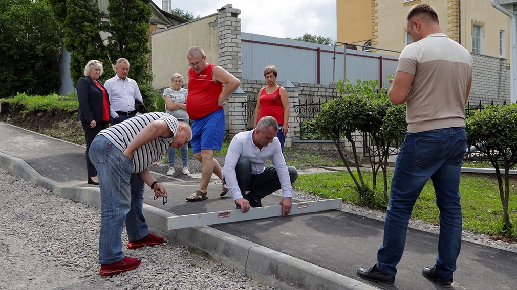 Ремонт 1-го Городищенского переулка продолжается в Брянске