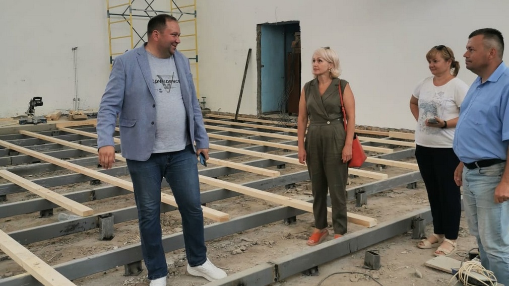 Капремонт Дубровской спортивной школы ведется по графику