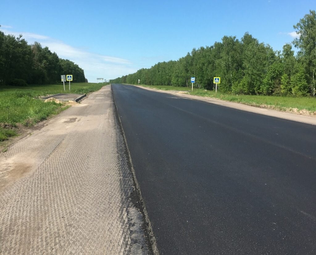 Дорожники отремонтировали автомагистраль   «Погар – Новые Ивайтенки – Жигалки»