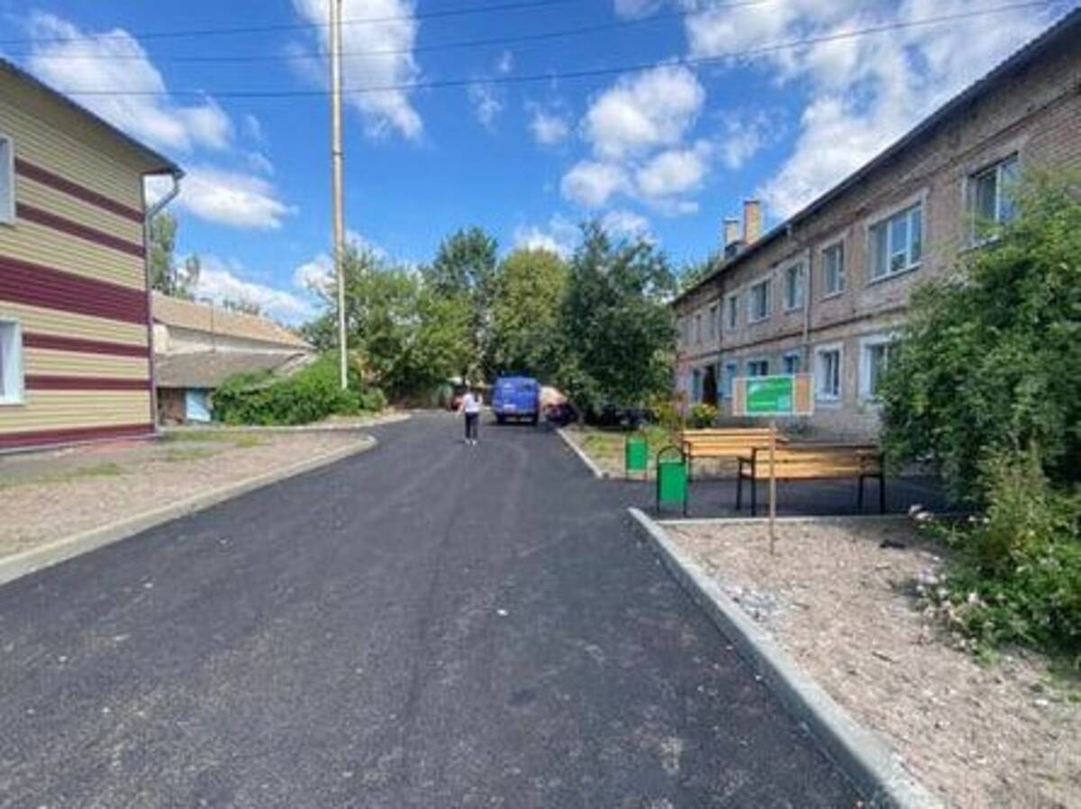 В Стародубе завершено благоустройство ещё одной дворовой территории