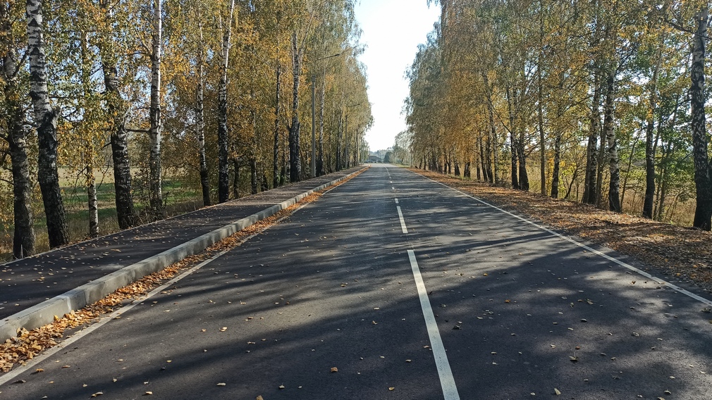 Участок дороги «Брянск-Новозыбков»-Кокино-Скуратов» отремонтировали в Выгоничском районе