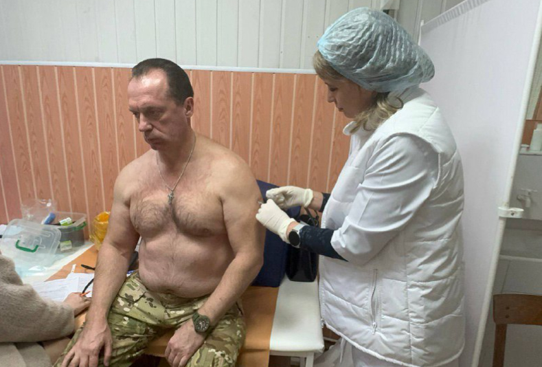 Личный состав отряда БАРС – Брянск прошёл вакцинацию от гриппа