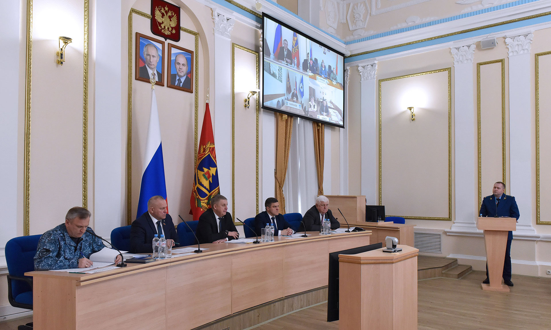 Заседание постоянно действующего координационного совещания по обеспечению правопорядка в регионе прошло в Брянске