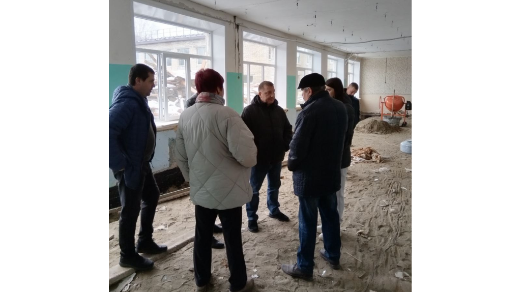 На Брянщине с опережением графика идет капремонт Кокинской школы