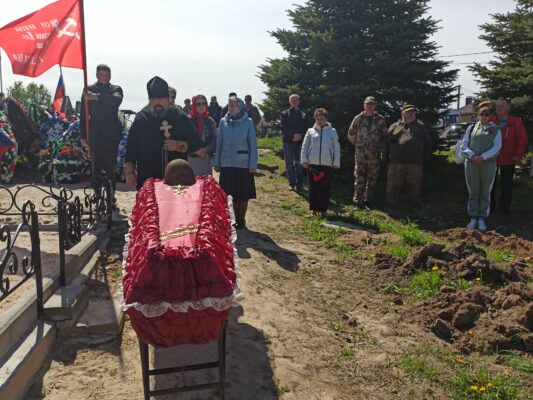 В Добруни состоялось перезахоронение останков неизвестного солдата