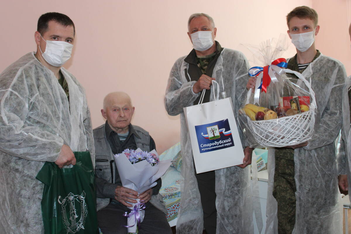 С 99-летием поздравили ветерана войны из Стародуба