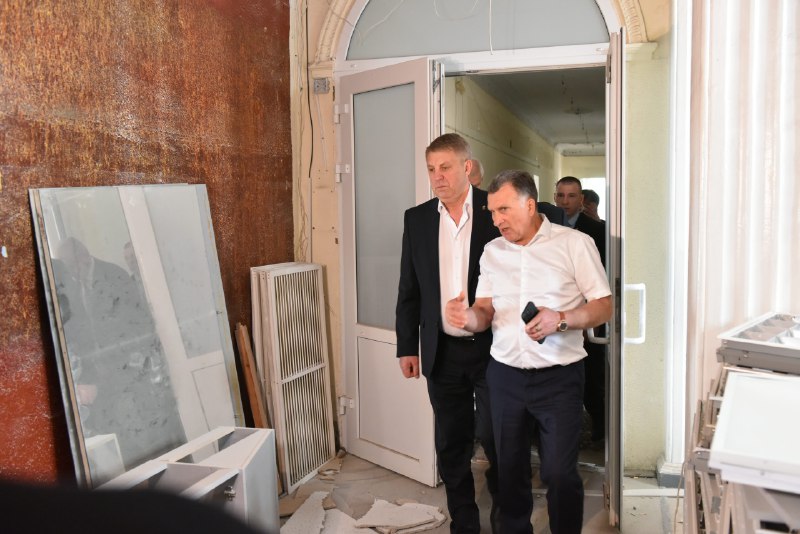 В помещениях будущего здания филиала Сеченовского медуниверситета в Брянске продолжается капитальный ремонт