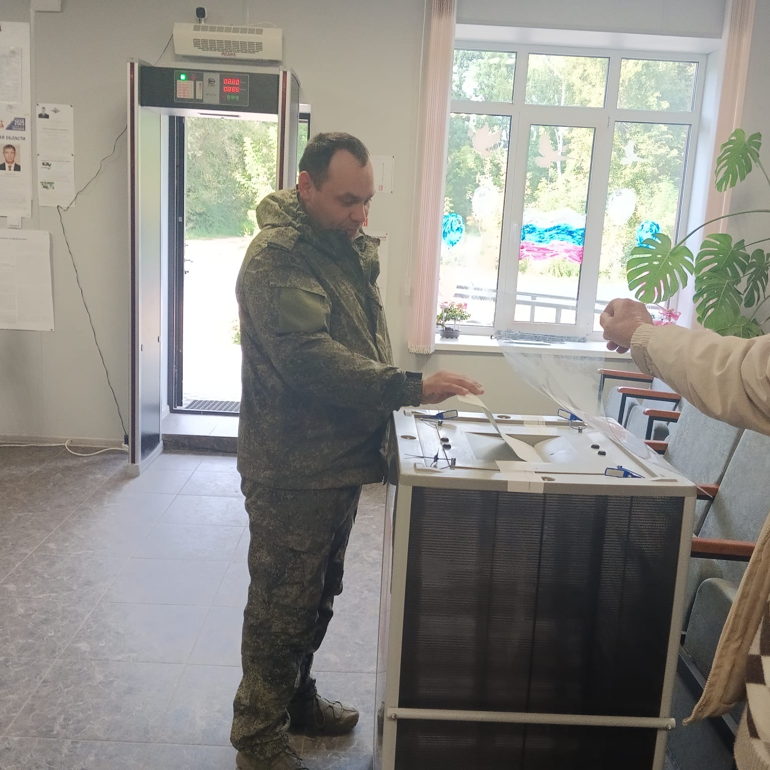Проголосовал участник СВО  Александр Афанасенко