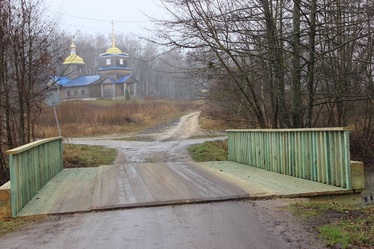 В Климовском районе отремонтировали автомобильный мост