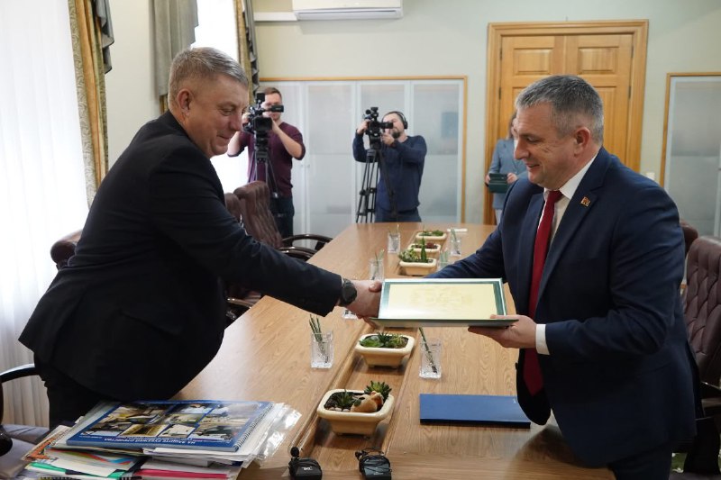 Состоялась рабочая встреча  Александра Богомаза и Ивана Крупко