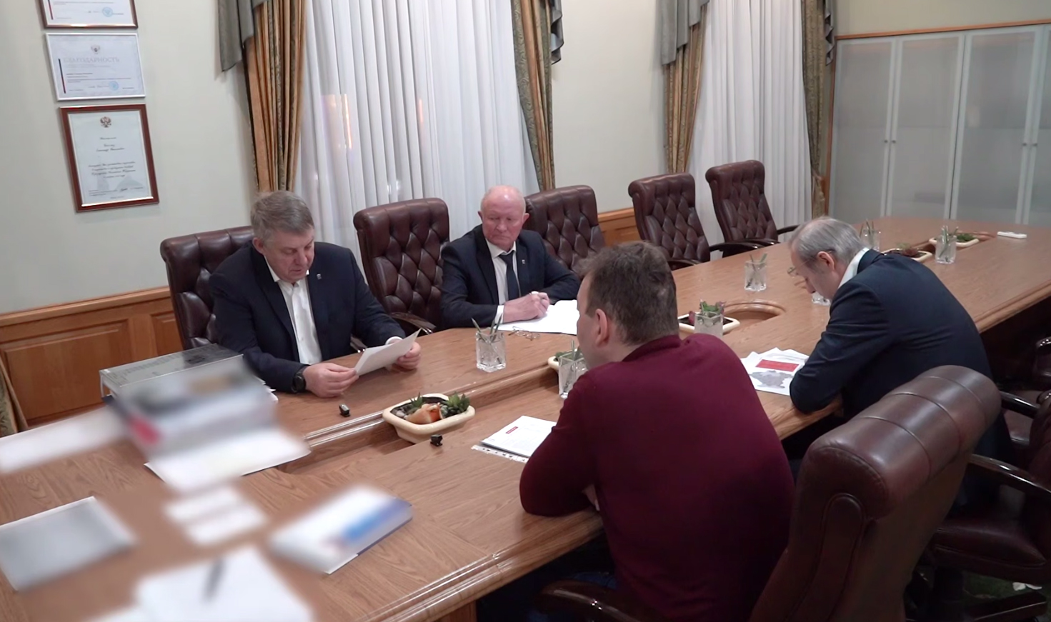 Брянский Губернатор провел встречу с руководителем АПХ «Мираторг»