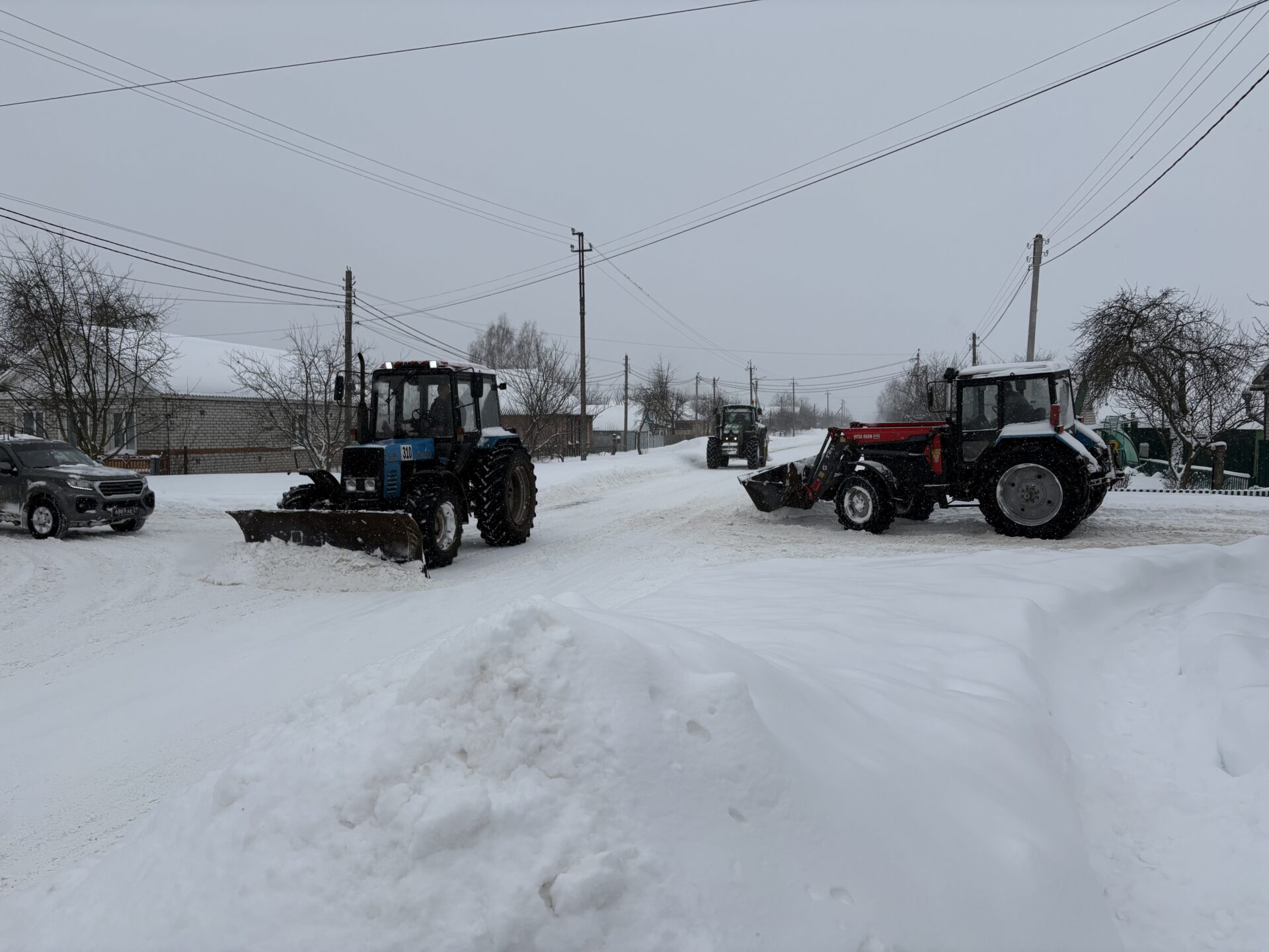 Погарский район под ударом  снегопадов