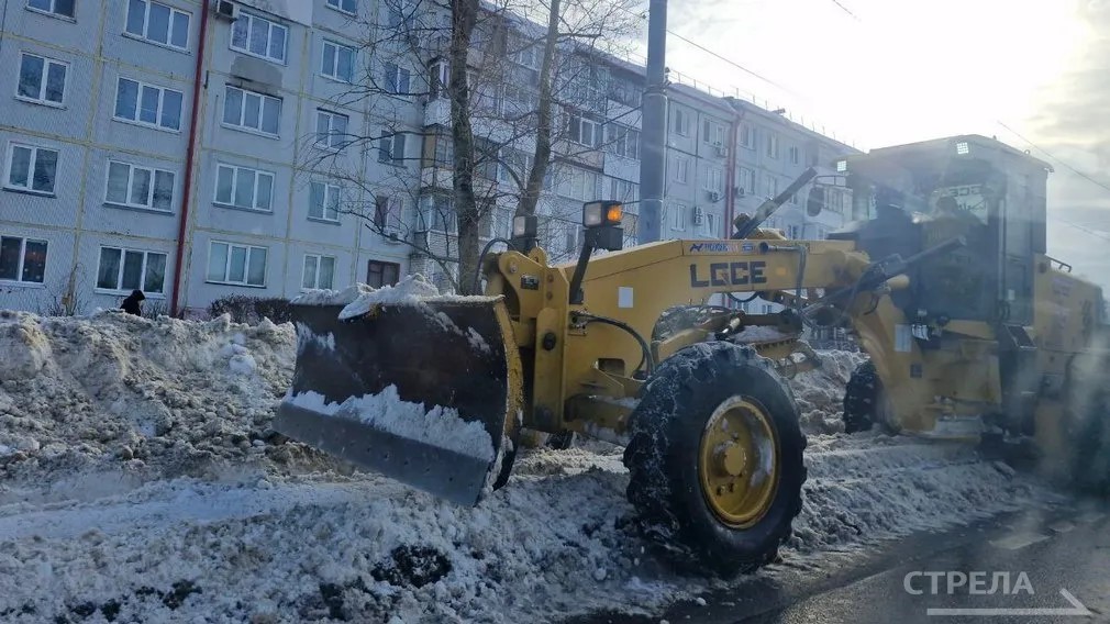 За сутки с улиц Брянска было убрано 2056 тонн снега
