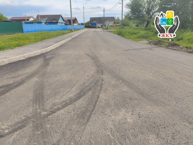 Улица Орджоникидзе в Большом Полпино на пути к завершению ремонта